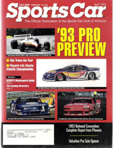 SPORTS CAR 1993 APR - TIDE TRANS-AM TOUR, PLAYERS LTD/TOYOTA CHAMPIONSHIP